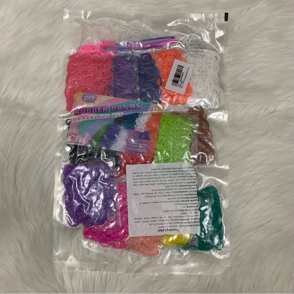 NEW Rubber Bands Loom Bracelet Bands Assorted Colors
